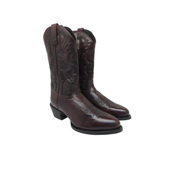 Laredo Men's 10" Birchwood Round Toe Western Boots 68458 Black-Cherry Size 9D - Picture 1 of 8